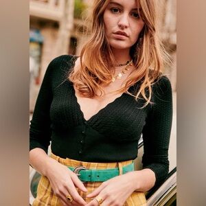 Sezane Adélie Jumper Noir. - Size XS